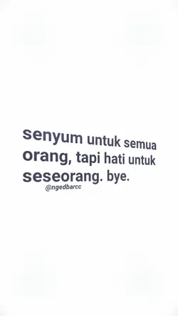 hati untuk seseorang