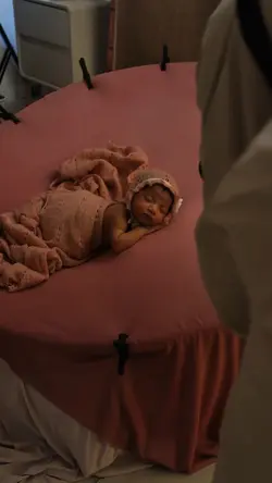 Newborn BTS shoot