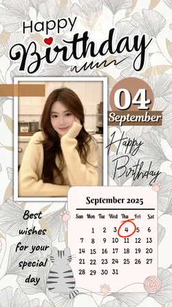HBD 4 SEPTEMBER 2025