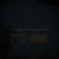 English or Spanish 