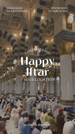 Happy Iftar 2025