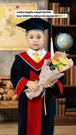 bayiku udah mau SD
