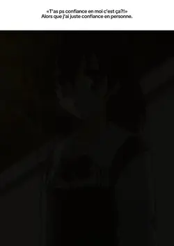 Au moins tu sais