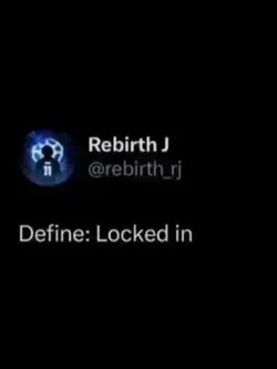 Define “locked in” 😤