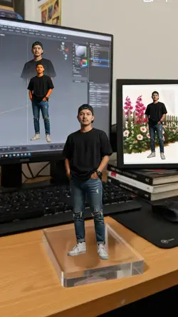 3D viral template