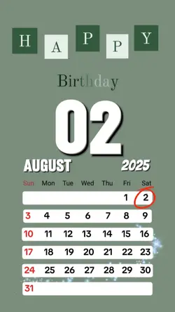 birthday 02 August