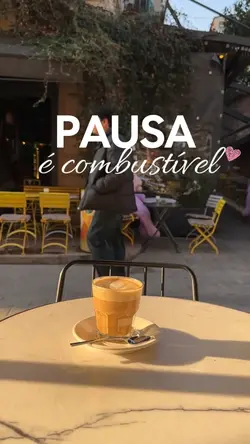 pausa é combustível 