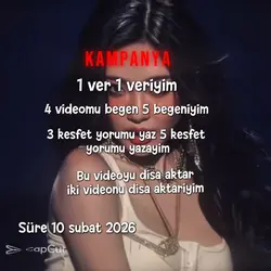 Kampanya yapiyorum