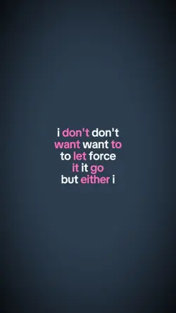 iDontWantToForceIt