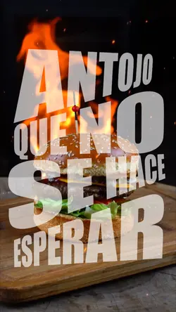 Hamburguesas anuncio