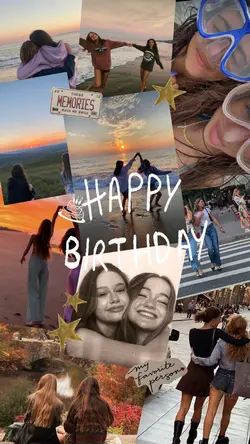 birthday collage ✨