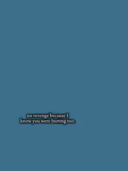 No revenge