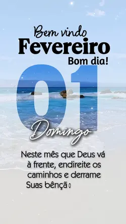 Bom dia 01 Fevereiro