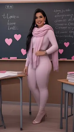 Professora doa amor 