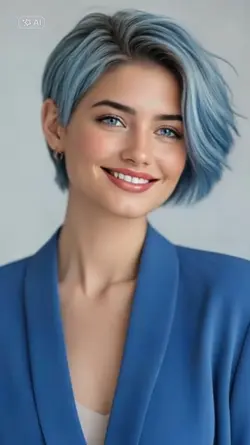 blue haircolor Ai