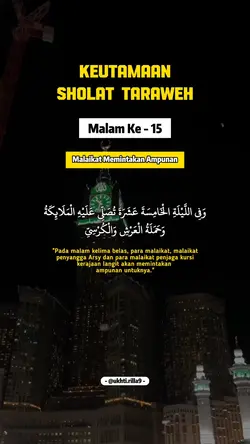 Keutamaan Taraweh