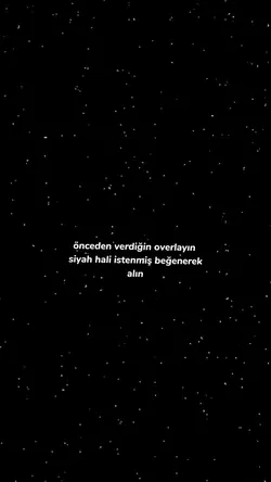 Siyah ekran overlay