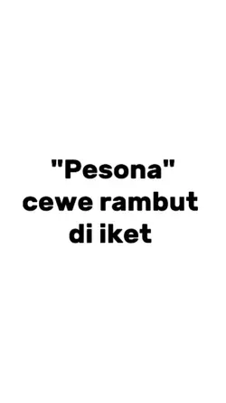 pesona cewe rambut 