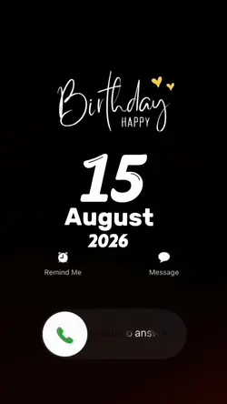 Hbd 15 August 2026