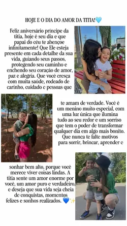 parabéns sobrinho