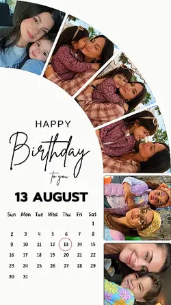 BIRTHDAY 13 AUGUST