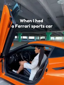 owns a Ferrari