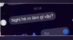 Nghỉ hè m lmj vậy