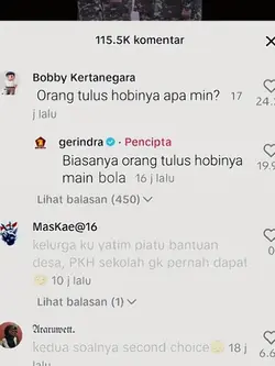 Orang Tulus Hobinya 