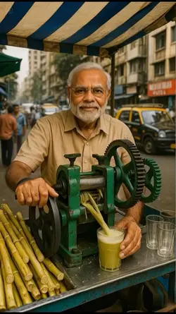 মোদির চাচা জুস নিবে.