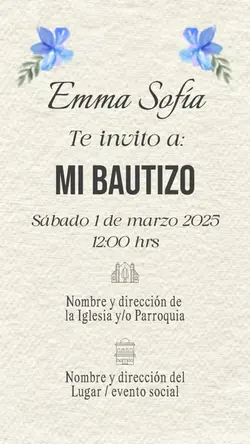 Mi bautizo