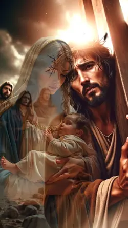 Carrying the cross 