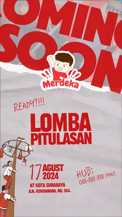 Poster lomba 17 agt