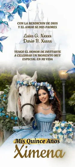 15 años invitacion