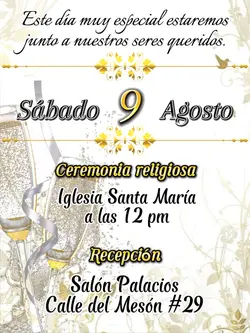 Invitación Boda