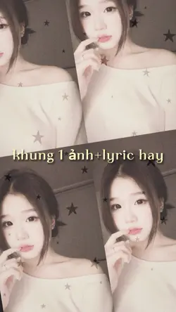 khung 1 ảnh+lyric