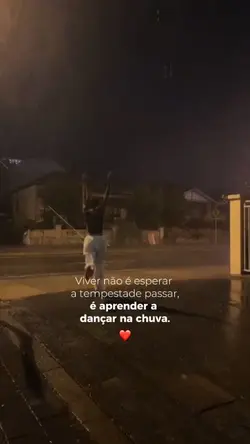 Dançar na chuva ❤️