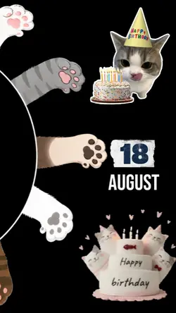 Birthday 18 August