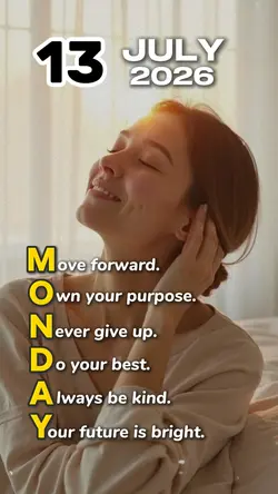 Monday, 13 July