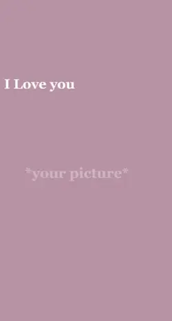 I love you 