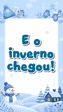 Inverno chegou