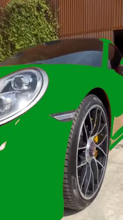 porsche Green screen