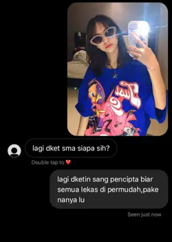 lagi dket sama siapa