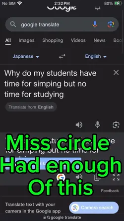 Miss circle had 