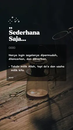 sederhana saja