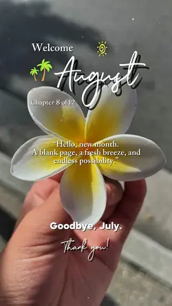 Welcome August ❤️