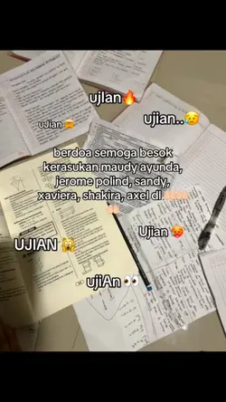 nooo besok ujian
