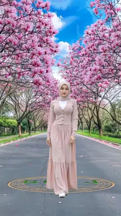 Bunga sakura indah