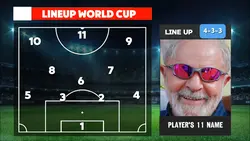 WORLD CUP LINE UP