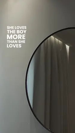 In the mirror
