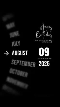 BDAY LOVE 9 AUGUST
